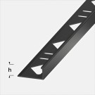 AB 12,5mm - Alu, Black Anodized - 3,0m L-Profil thumbnail