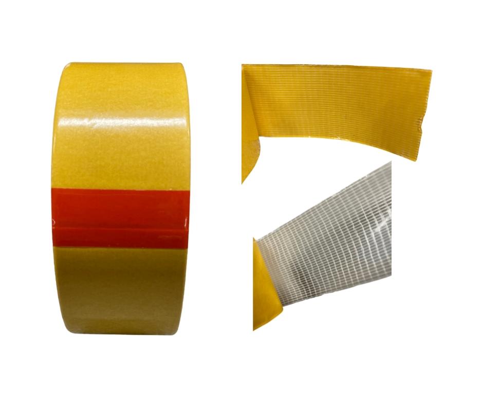 DOBBELTSIDIG TAPE GUL "MAXI STRONG" (50MM/25M)